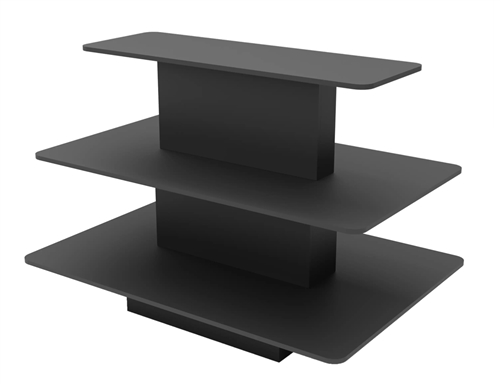 Table Dispay Fixture in Waterfall Style in Black