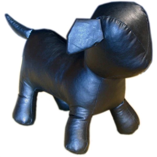 Glossy Black Greyhound Dog Mannequin