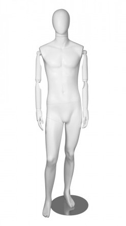 black white male clothing mannequin full